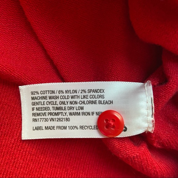 Red Merona Cardigan - Picture 7 of 8